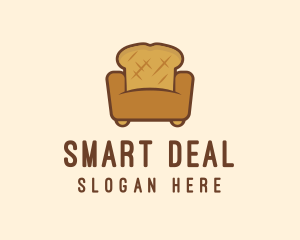 Loaf Bread Sofa logo design