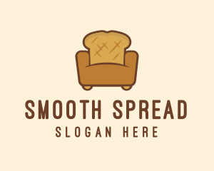 Loaf Bread Sofa logo design