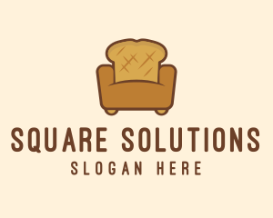 Loaf Bread Sofa logo design