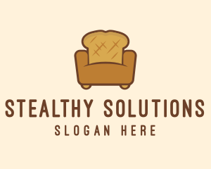 Loaf Bread Sofa logo design