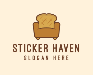 Loaf Bread Sofa logo design