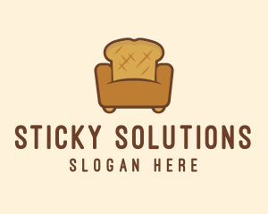 Loaf Bread Sofa logo design