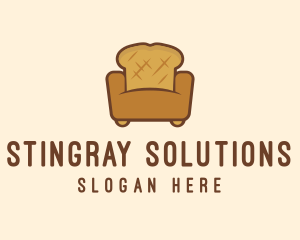 Loaf Bread Sofa logo design