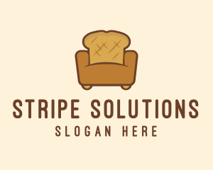 Loaf Bread Sofa logo design