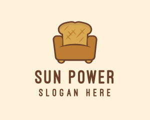 Loaf Bread Sofa logo design