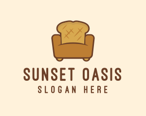 Loaf Bread Sofa logo design