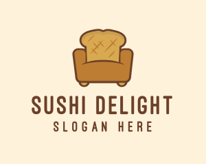 Loaf Bread Sofa logo design