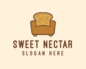 Loaf Bread Sofa logo design