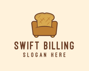 Loaf Bread Sofa logo design