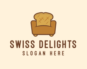 Loaf Bread Sofa logo design