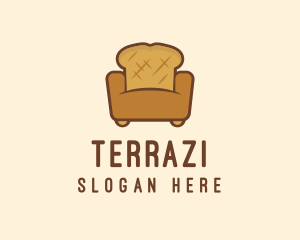 Loaf Bread Sofa logo design