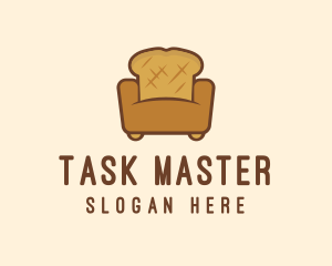 Loaf Bread Sofa logo design