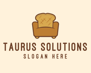 Loaf Bread Sofa logo design