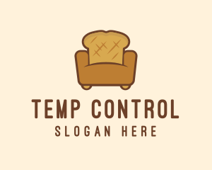 Loaf Bread Sofa logo design