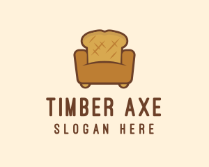 Loaf Bread Sofa logo design