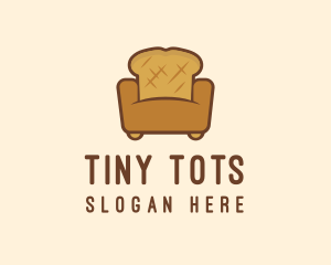 Loaf Bread Sofa logo design