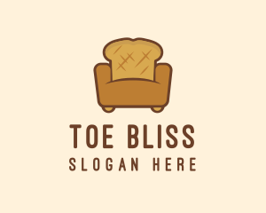 Loaf Bread Sofa logo design