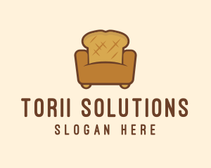 Loaf Bread Sofa logo design