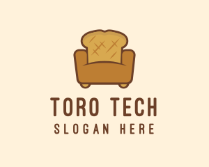 Loaf Bread Sofa logo design