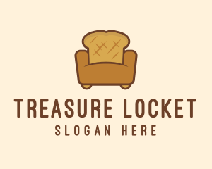 Loaf Bread Sofa logo design