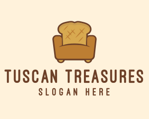 Loaf Bread Sofa logo design