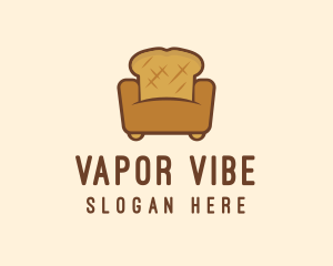 Loaf Bread Sofa logo design