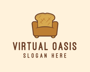 Loaf Bread Sofa logo design