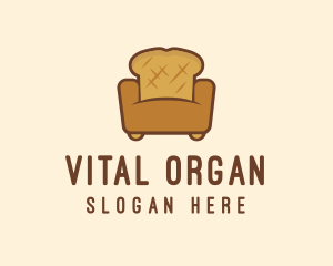 Loaf Bread Sofa logo design