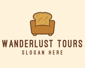 Loaf Bread Sofa logo design