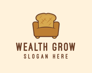 Loaf Bread Sofa logo design