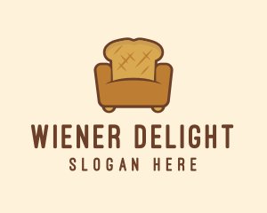 Loaf Bread Sofa logo design