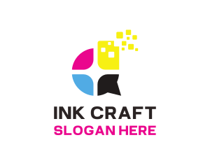 Ink - Ink Colors Printing logo design