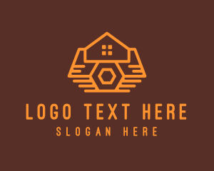 Architect - Cabin House Roof logo design