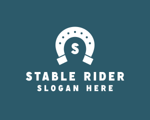 Horse Horseshoe Stable logo design