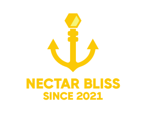 Nectar - Yellow Anchor Hive logo design