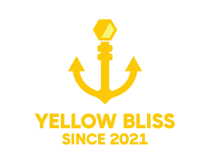 Yellow Anchor Hive logo design