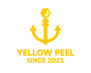 Yellow Anchor Hive logo design