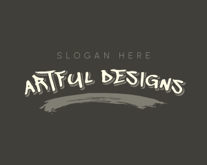 Business Graffiti Brush logo design