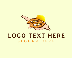 Georgia Khachapuri Dish Logo