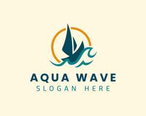 Ocean Wave Yacht logo design