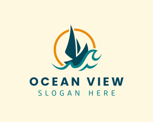 Ocean Wave Yacht logo design