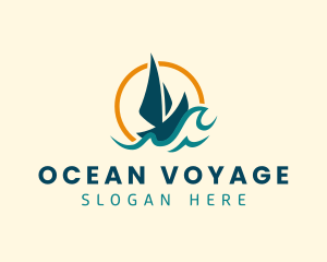 Ocean Wave Yacht logo design