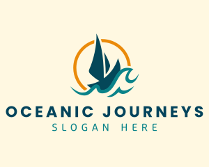 Ocean Wave Yacht logo design