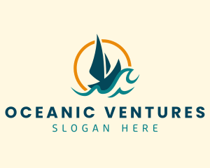 Ocean Wave Yacht logo design