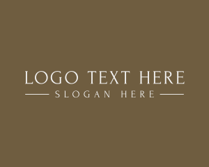 Expensive - Elegant High End Brand logo design
