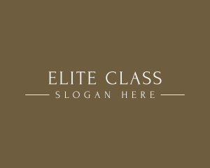 Elegant High End Brand logo design