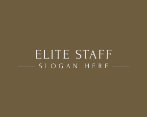 Elegant High End Brand logo design