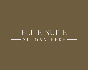 Elegant High End Brand logo design