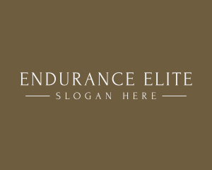 Elegant High End Brand logo design