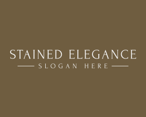 Elegant High End Brand logo design